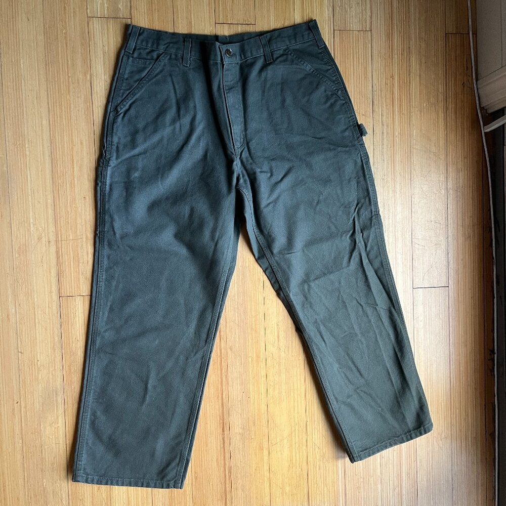 Set of 2 38x30 Carhartt Loose Straight Washed Duck Dungaree size 38x30 - Picture 2 of 7